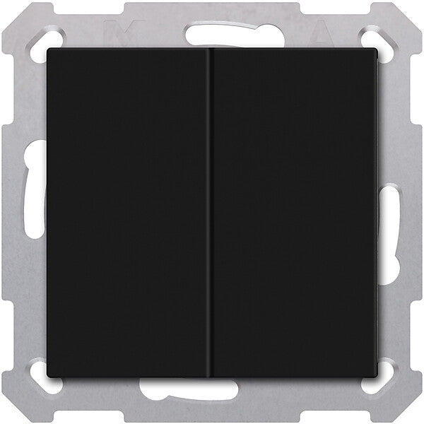 MDT technologies KNX RF+ Taster Light 55 2-fach Secure RGBW RF-TAL55B206.01S